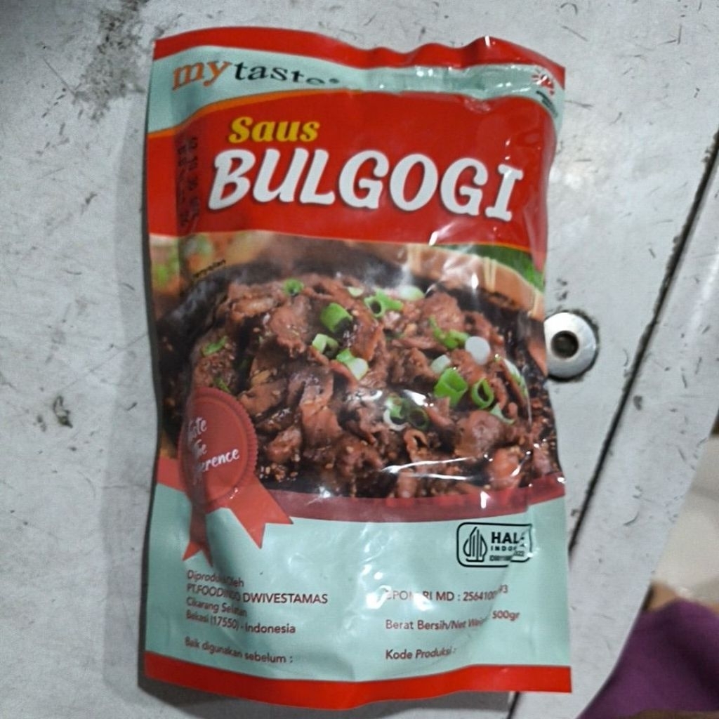 Saus Bulgogi My Taste / Bulgogi Sauce My Taste 500gr
