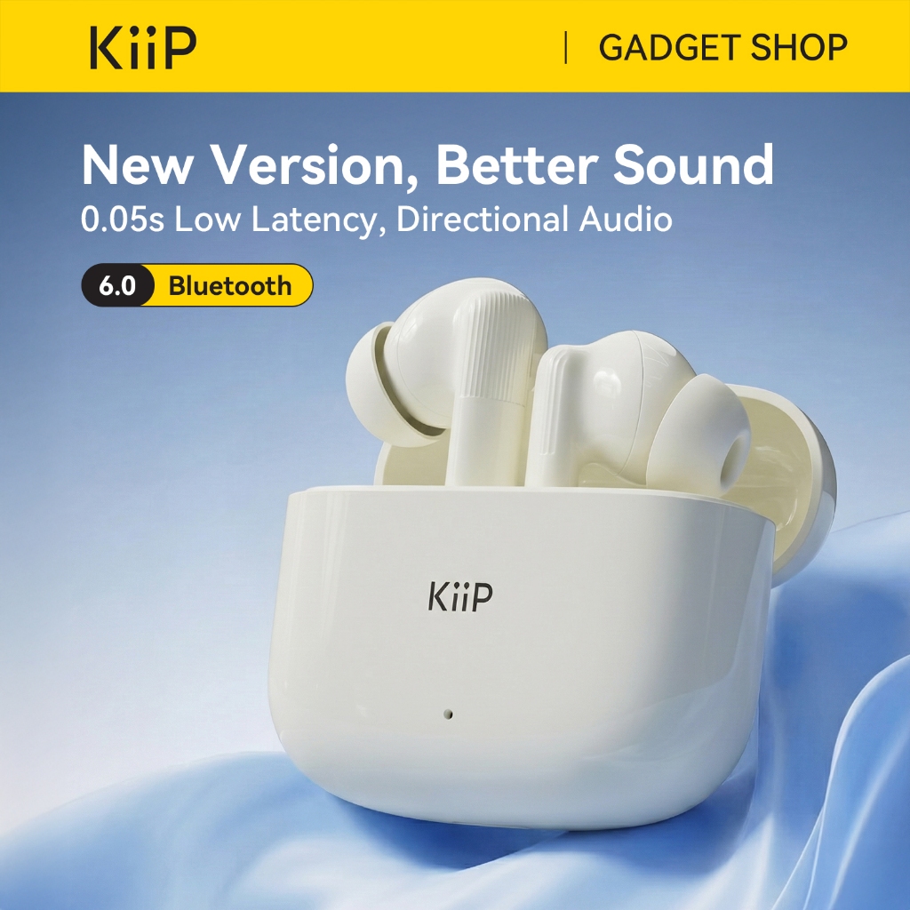 KiiP DTS2 PRO TWS Bluetooth Headset Handsfree Earphone In Ear BT 6.0 Low Latency