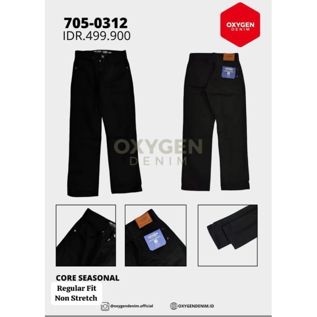 705-0312 | Celana OXYGEN Jeans Original | Jeans | Celana Pria