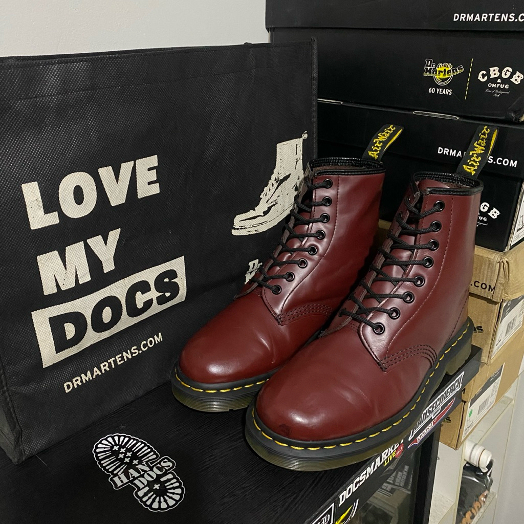 Dr Martens 1460 Red Cherry Smooth