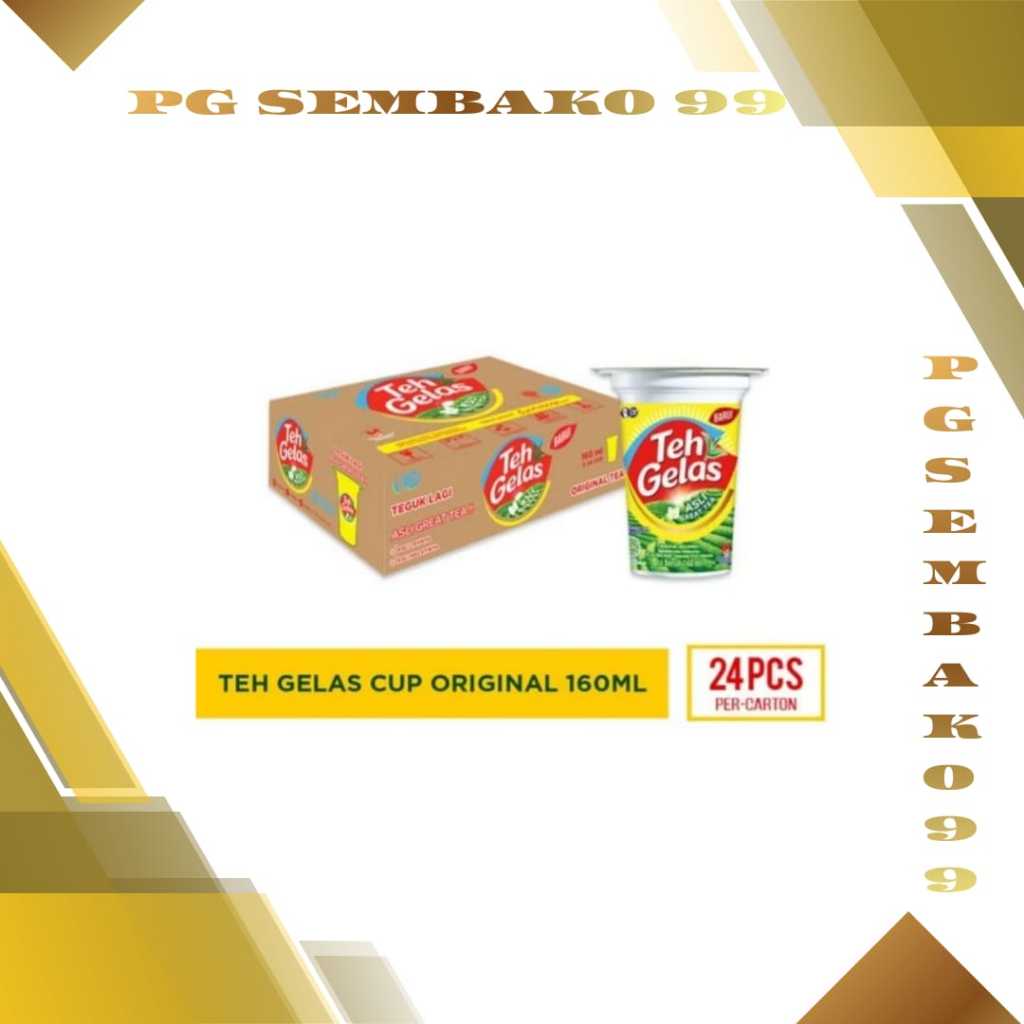Minuman Kemasan Teh Gelas 1 Dus