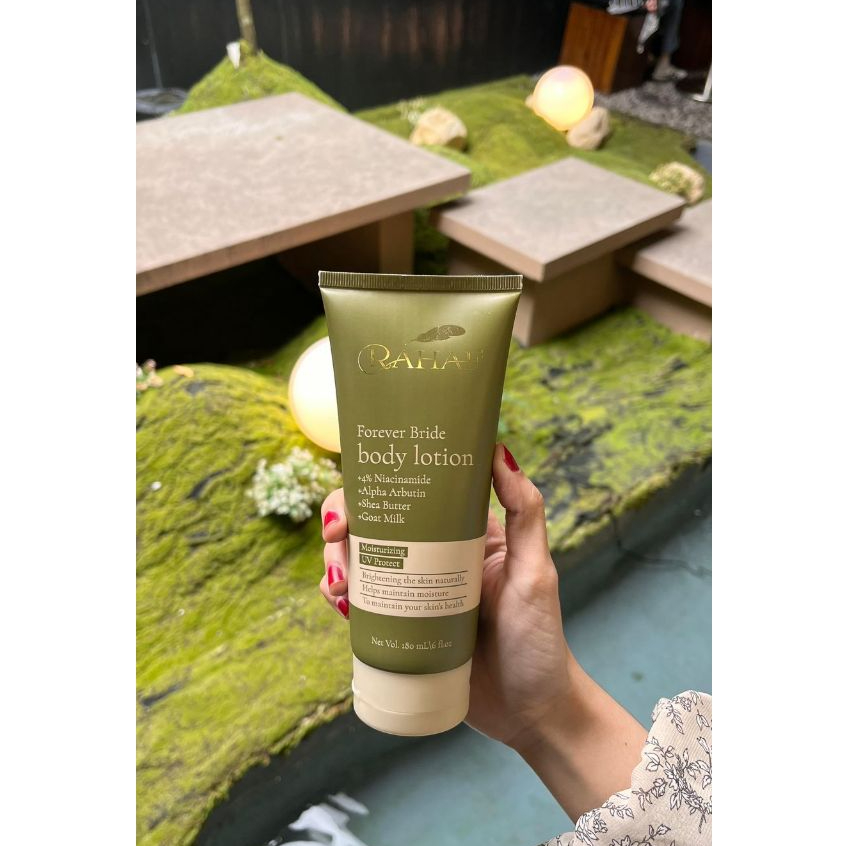 RAHAF Forever Bride Body Lotion Mencerahkan Kulit Niacinamide Alpha Arbutin 180ml with Niacinamide A