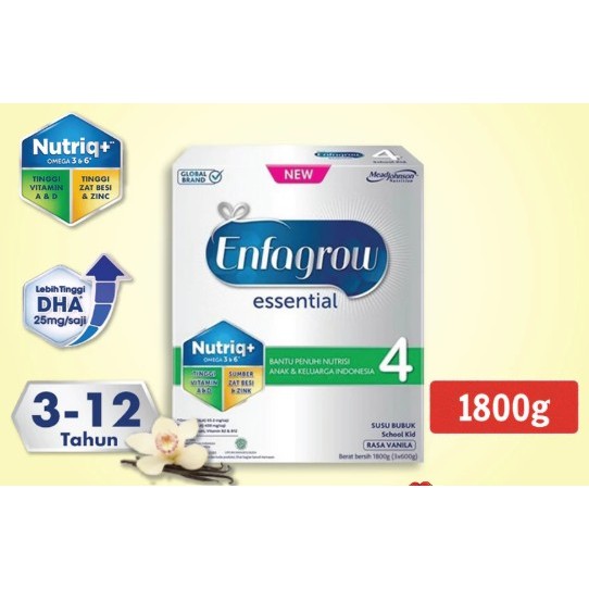 Enfagrow Essential Tahap 4 Vanila 1800gr