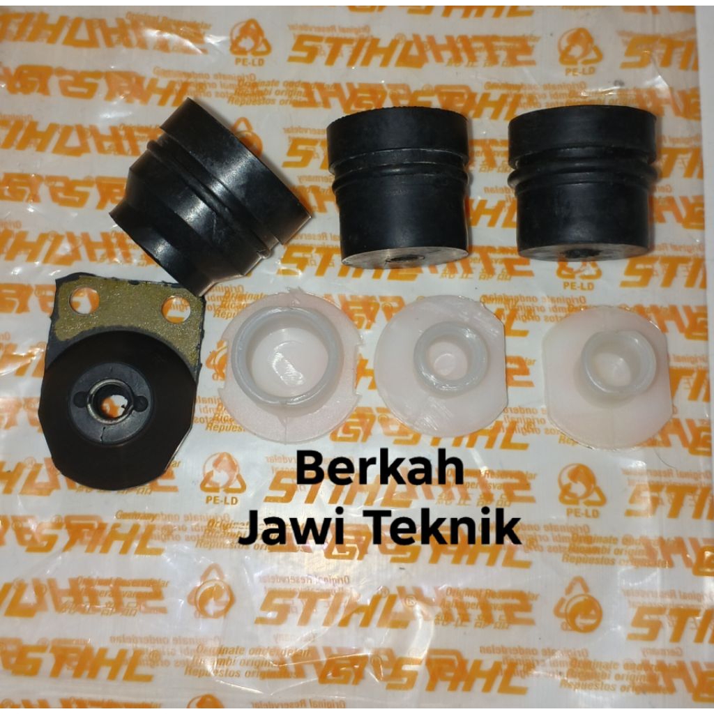 Damper Komplit Plastik Penutup/ Karet Body / Chainsaw / Senso STIHL MS 381 / MS 382