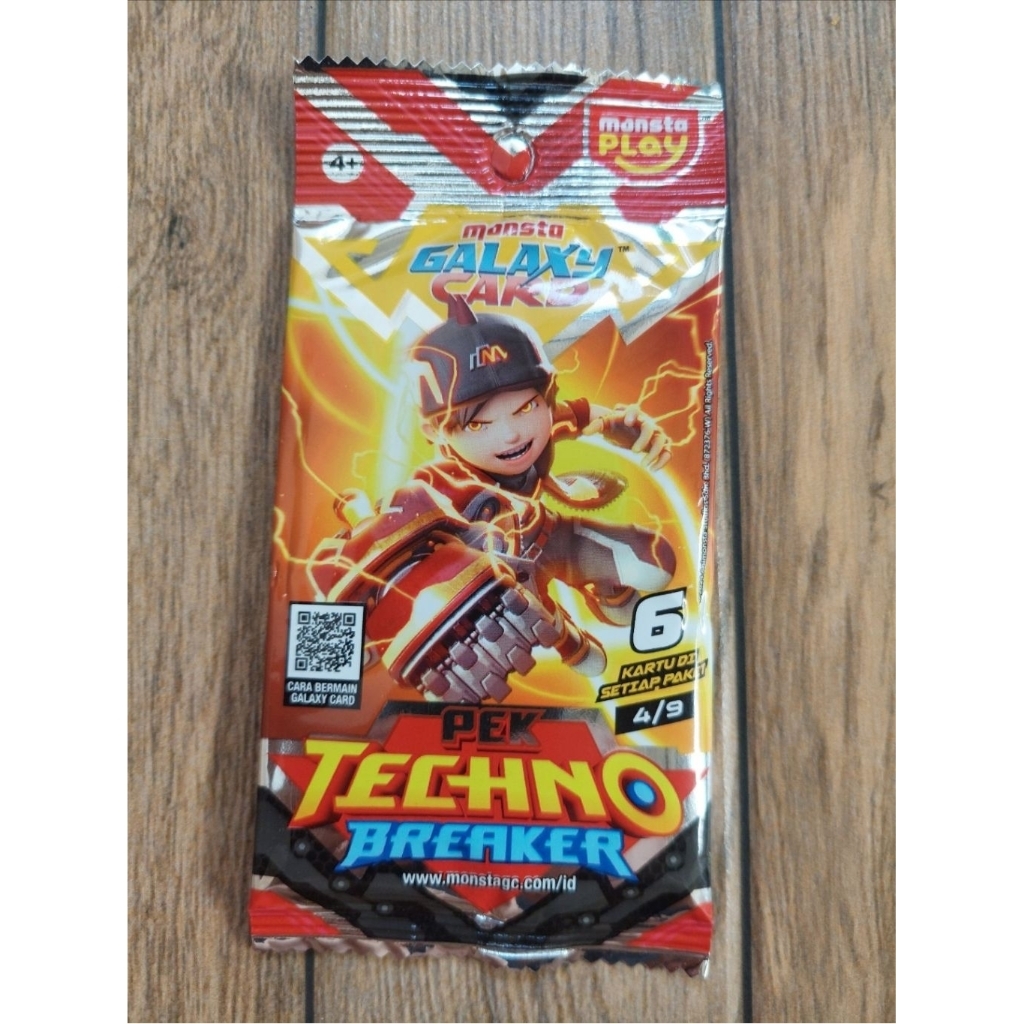 Kartu Boboiboy - Pek Techno Breaker S Card BOBOIBOY GENTAR