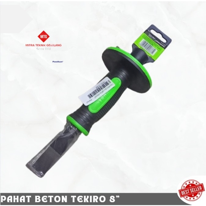 Tekiro - Pahat Beton Lantai Bobok Bubut Dinding Besi 8 Inch - Original