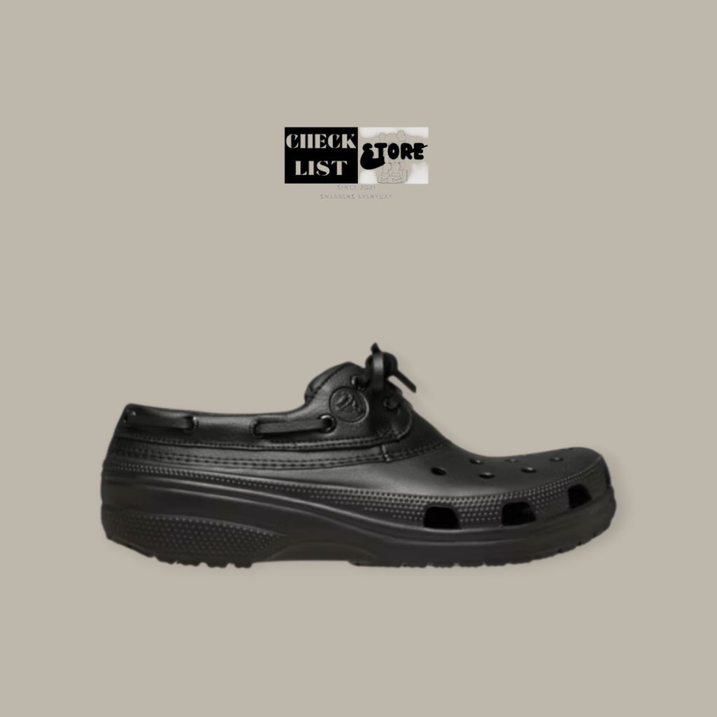 SEPATU CROCS CLASSIC BOAT ORIGINAL 100% (UNISEX) 212022-060 BLACK