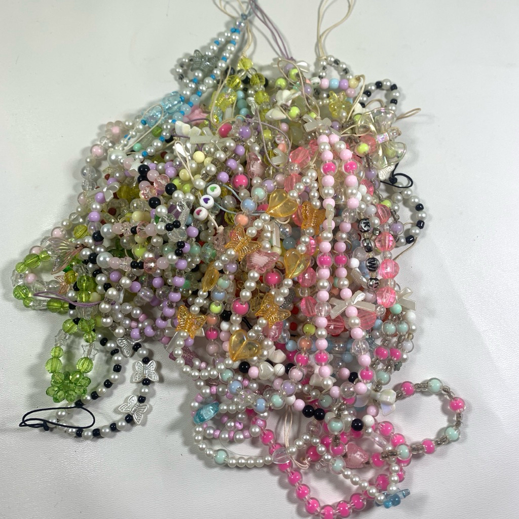 GROSIR 50 pcs Gantungan HP / Gantungan Kunci Aksesoris