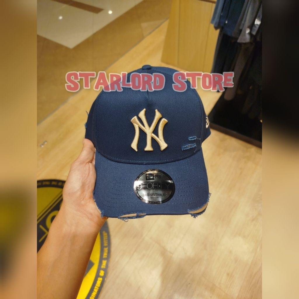 Topi New Era NY 9Forty - Biru