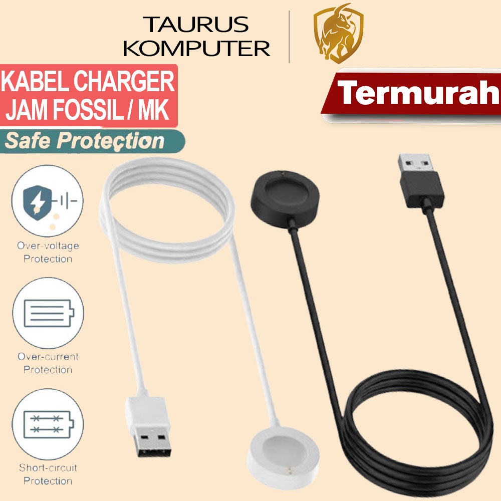 Kabel USB Casan Charger Magnetic Smartwatch Fossil Gen 4 5 6 charging Q 5E Sport Kiate Spade Mchael 