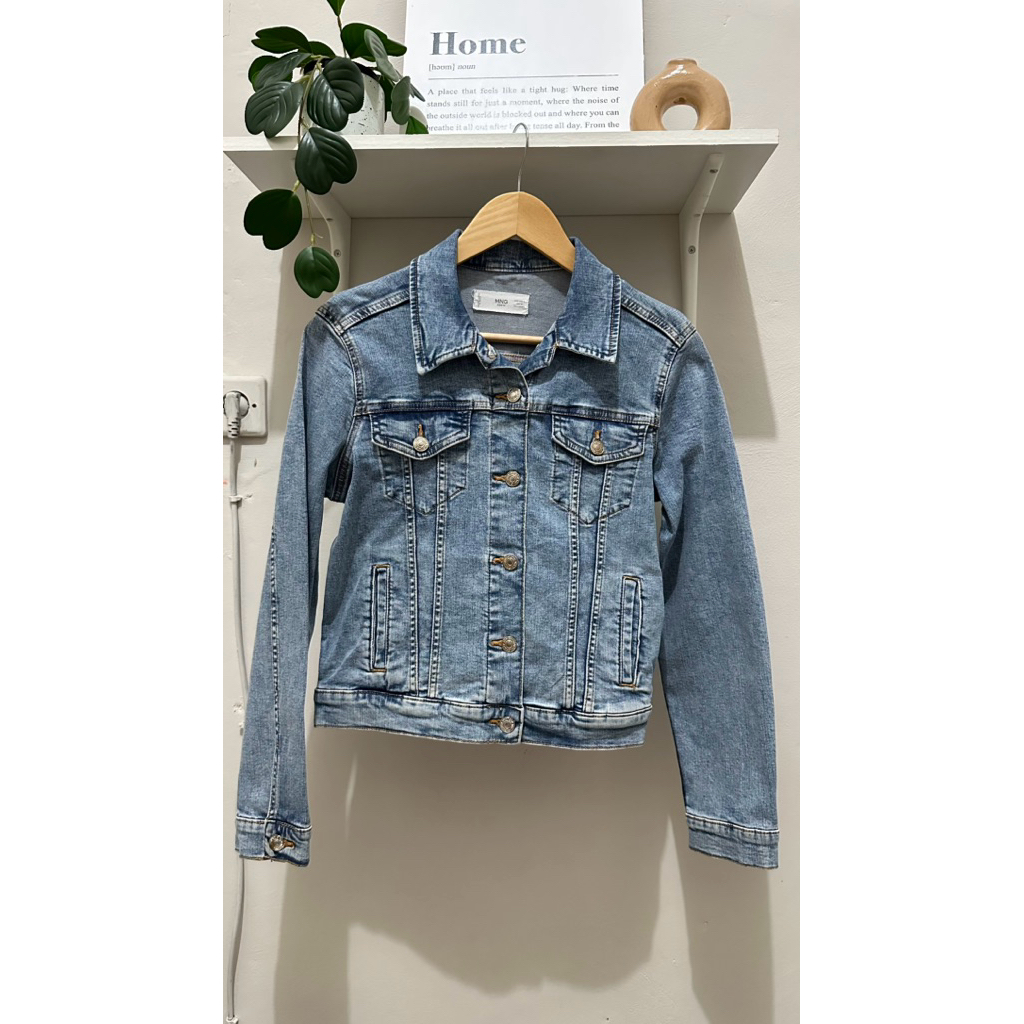 (Preloved) PL Jaket Jeans Mango Size M || Jaket Denim Wanita MNG