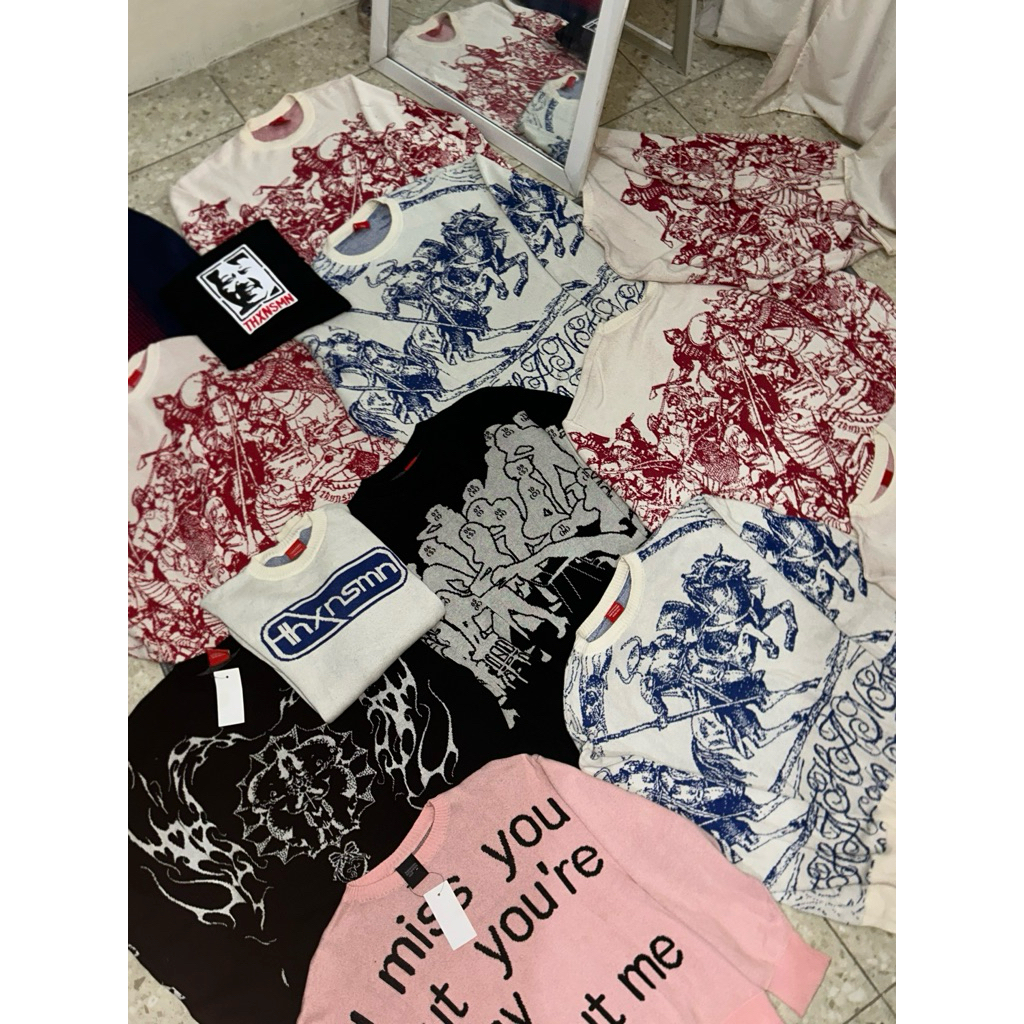 knitwear thanksinsomnia/. sweater thanksinsomnia/. tengsom