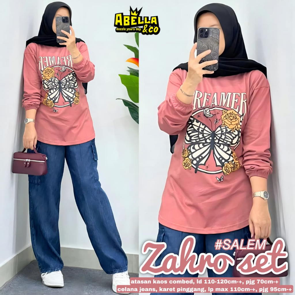 Pakaian Wanita HQ ZAHRO SET From AbELLA FASHION STORE