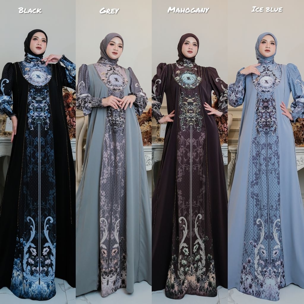 gamis Veronica set hijab  by alya