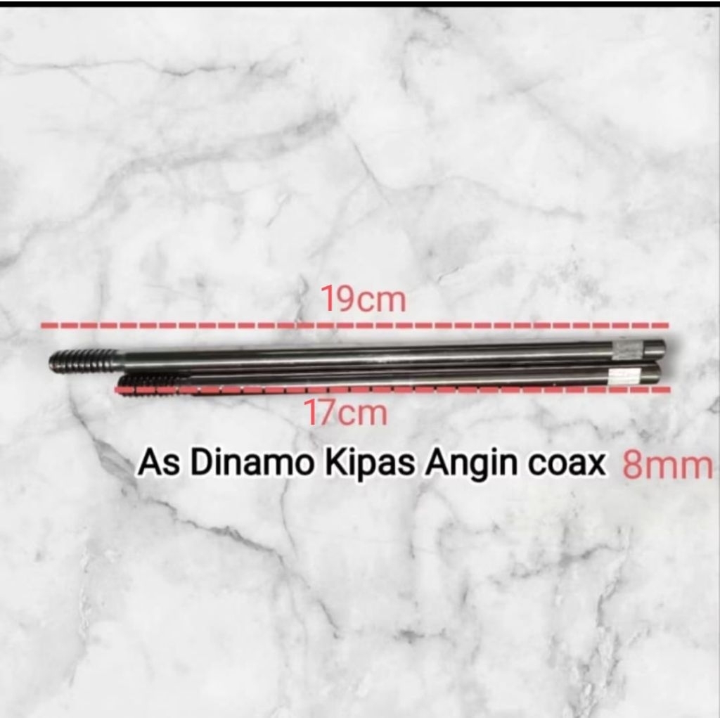 As Dinamo Kipas Angin 8mm As coax universal