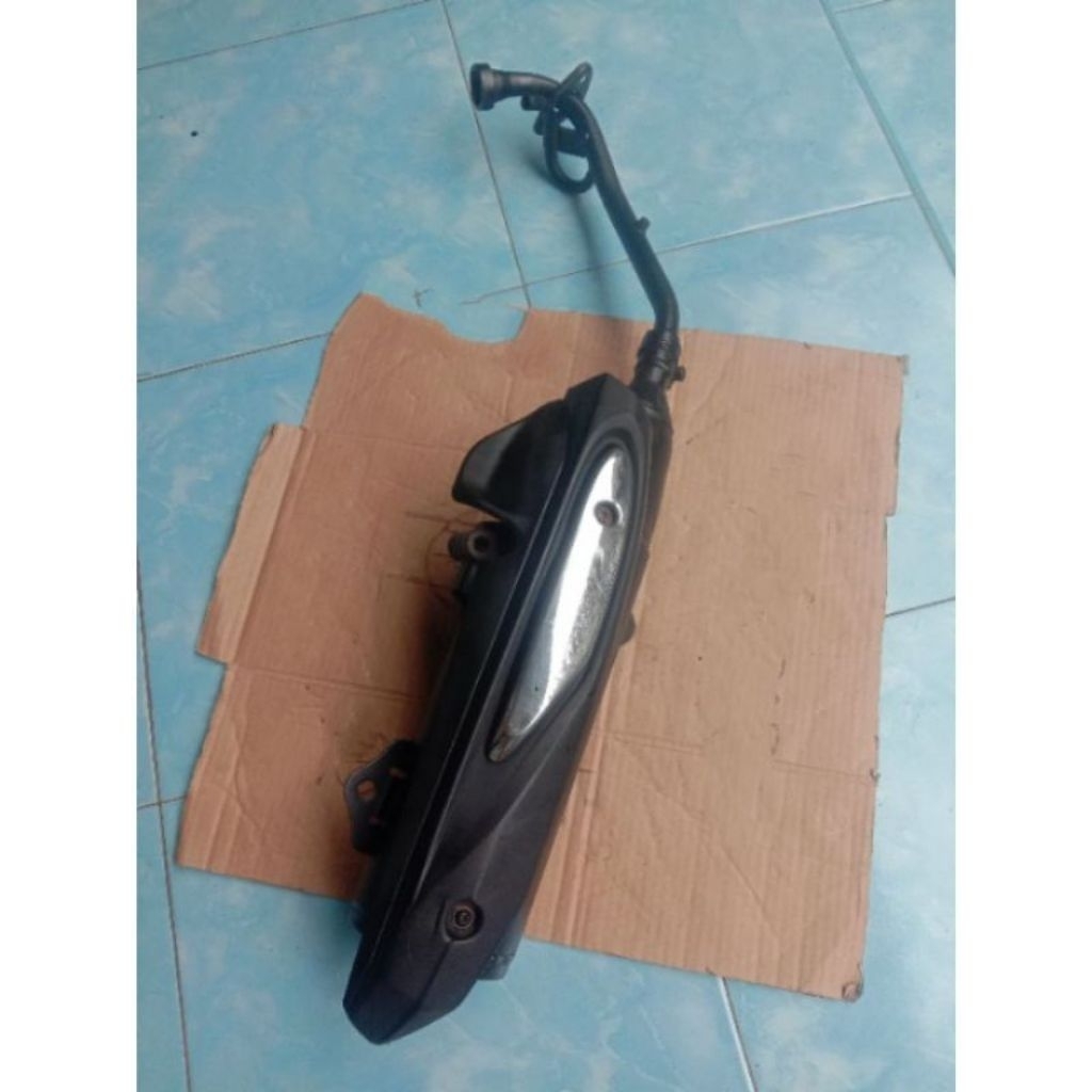 Knalpot standar Xeon Karbu Yamaha original