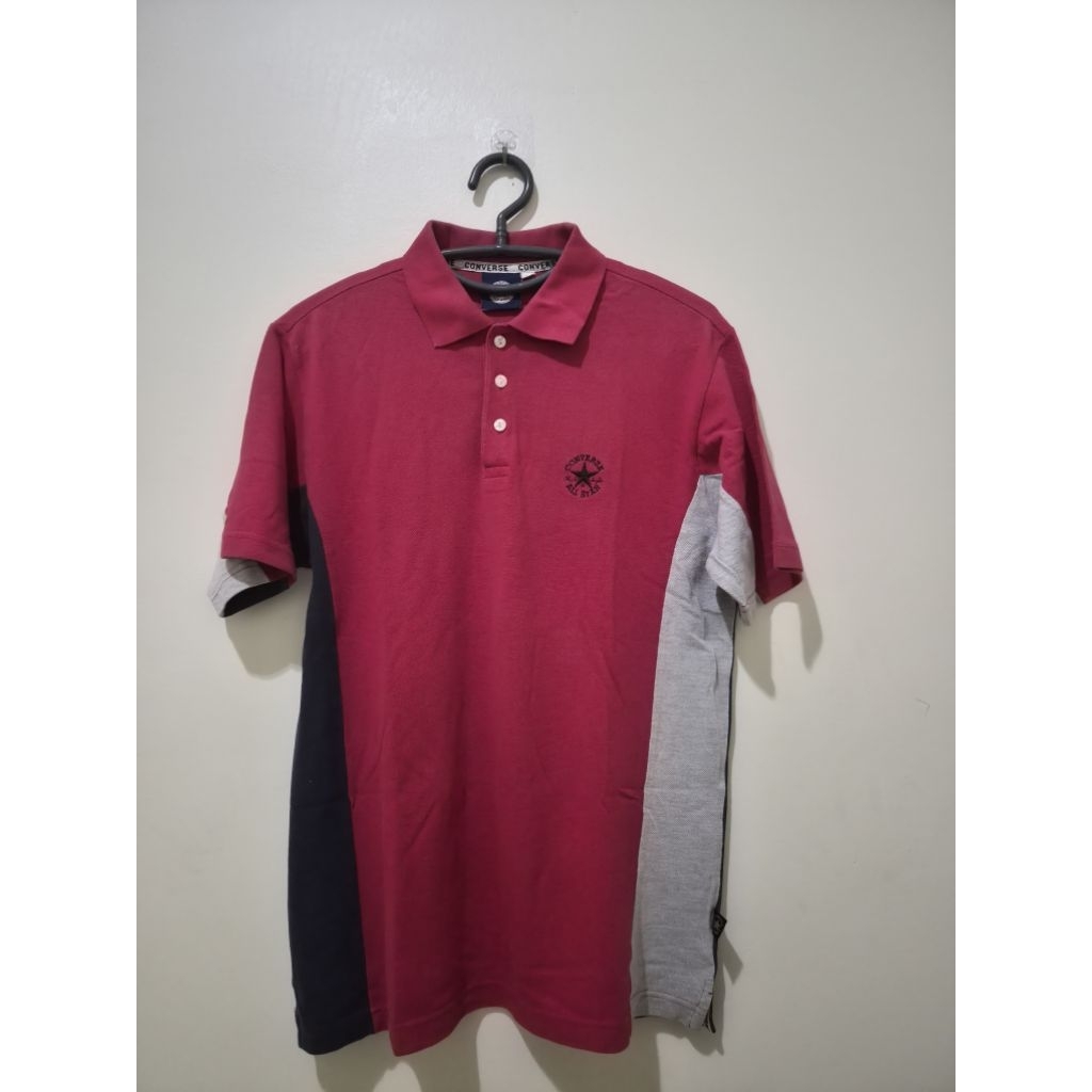 polo converse merah