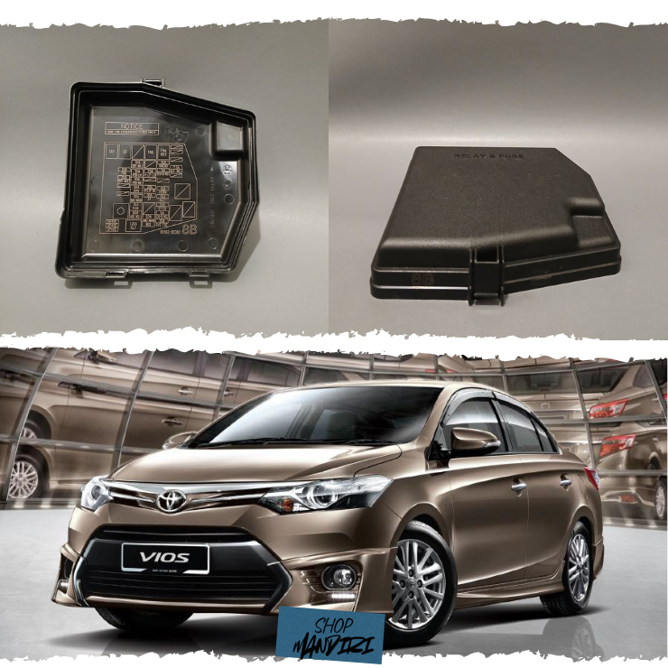 TUTUP BOX SEKRING MESIN TOYOTA ALL NEW VIOS  GEN 3/ YARIS 2013-2014 ORIGINAL OEM