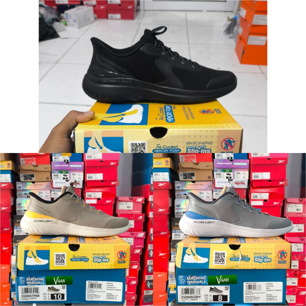 Sepatu Slip Ins Pria SKECHERS BOUNDER 2.0 ORIGINAL