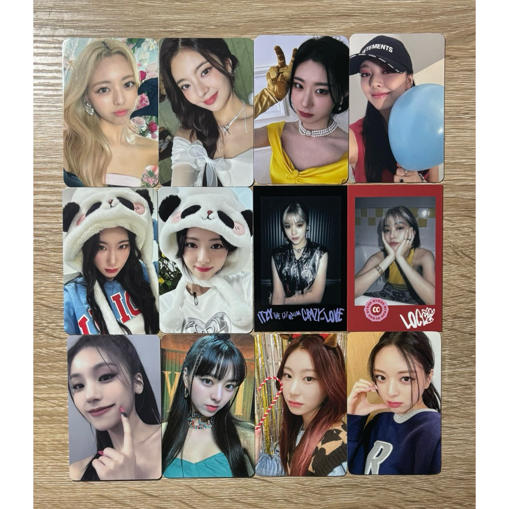Photocard pc ITZY Yeji Yuna Lia Ryujin chseryeong Not shy Crazy in Love Kill my doubt bff seasong’s 