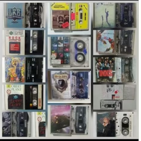 Kaset Pita Radiohead Beatles Guns Roses Van Halen Rolling Stone Led Zeppelin DLL