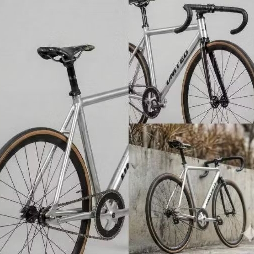 Samping Preloved sepeda fixed gear build frame soloist 71 fork shimano pro carbon