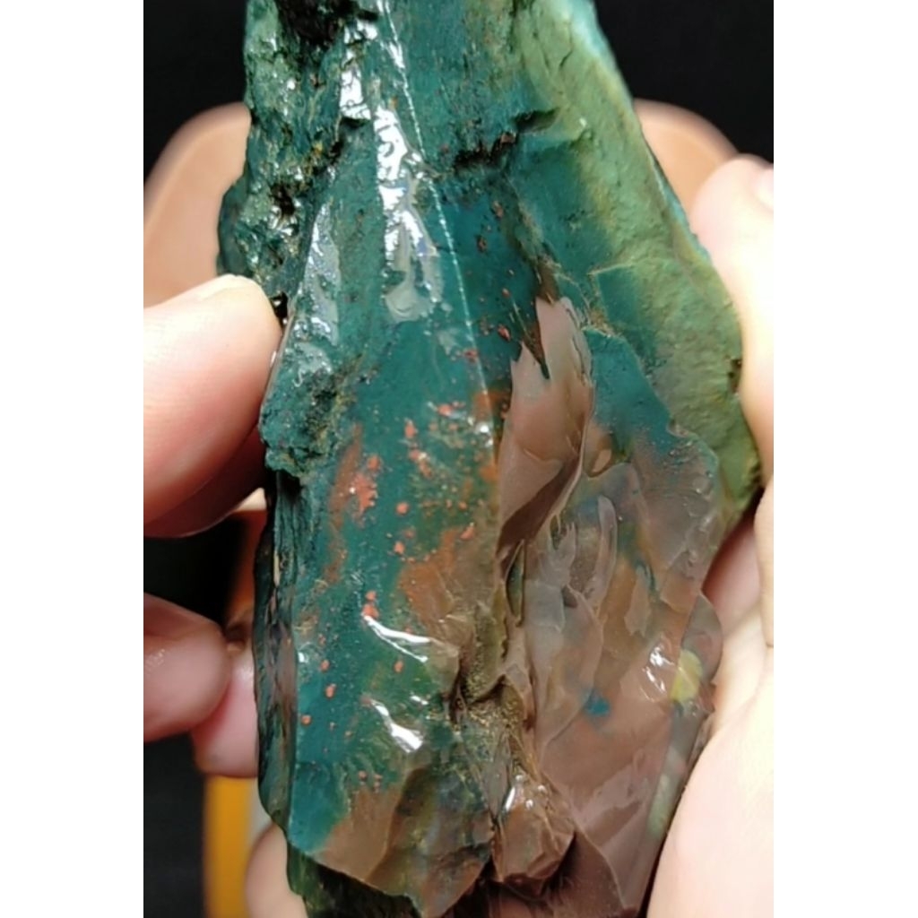 NS 27 - 4 Ons - Batu NOGOSUI / BLOOD STONE / Bercak Darah - Klasik Multi Warna