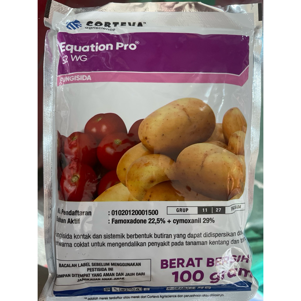 Produk distributor obat pertanian equation pro  100 gram fungisida kontak sistemik murah berkualitas