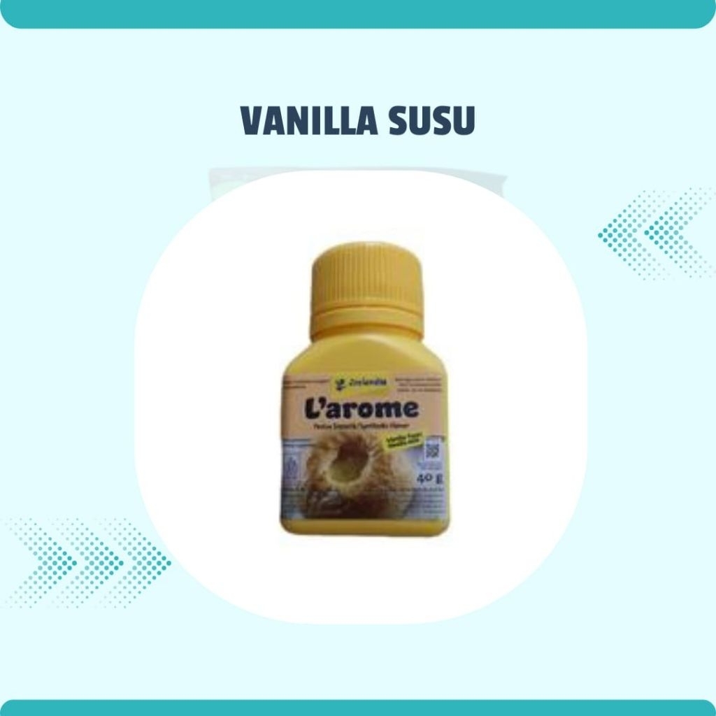 Larome vanilla susu/vanili bubuk harum