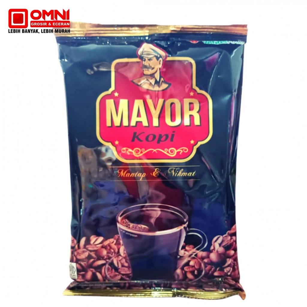 Kopi Mayor Bubuk Asli Pilihan Enak Nikmat - Kopi Hitam Mayor 135gr Coffee