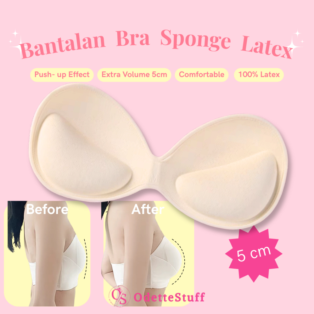 ODETTE STUFF Premium Cup Push Up Bra Busa Tebal 5cm | BH Busa Tebal Push Up Pembesar Payudara Instan
