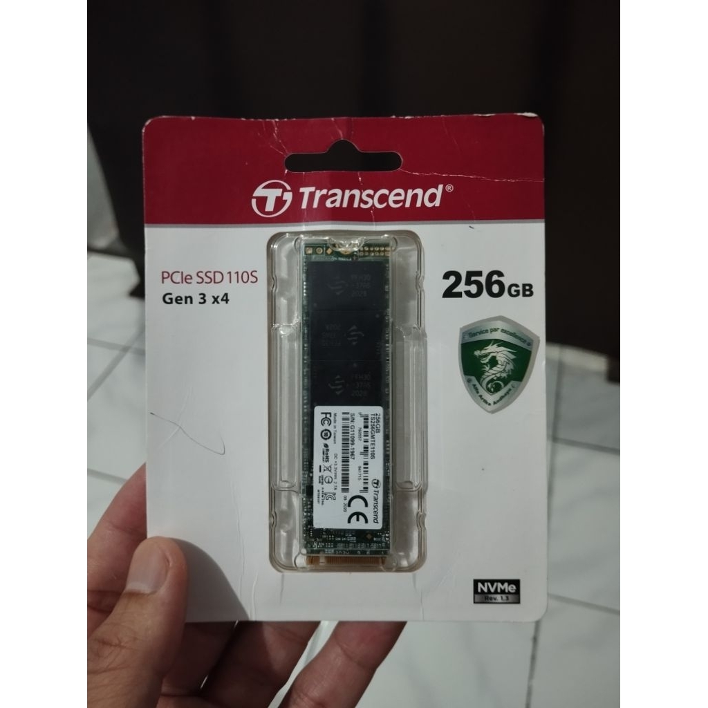 SSD M.2 NVME Transcend 256GB
