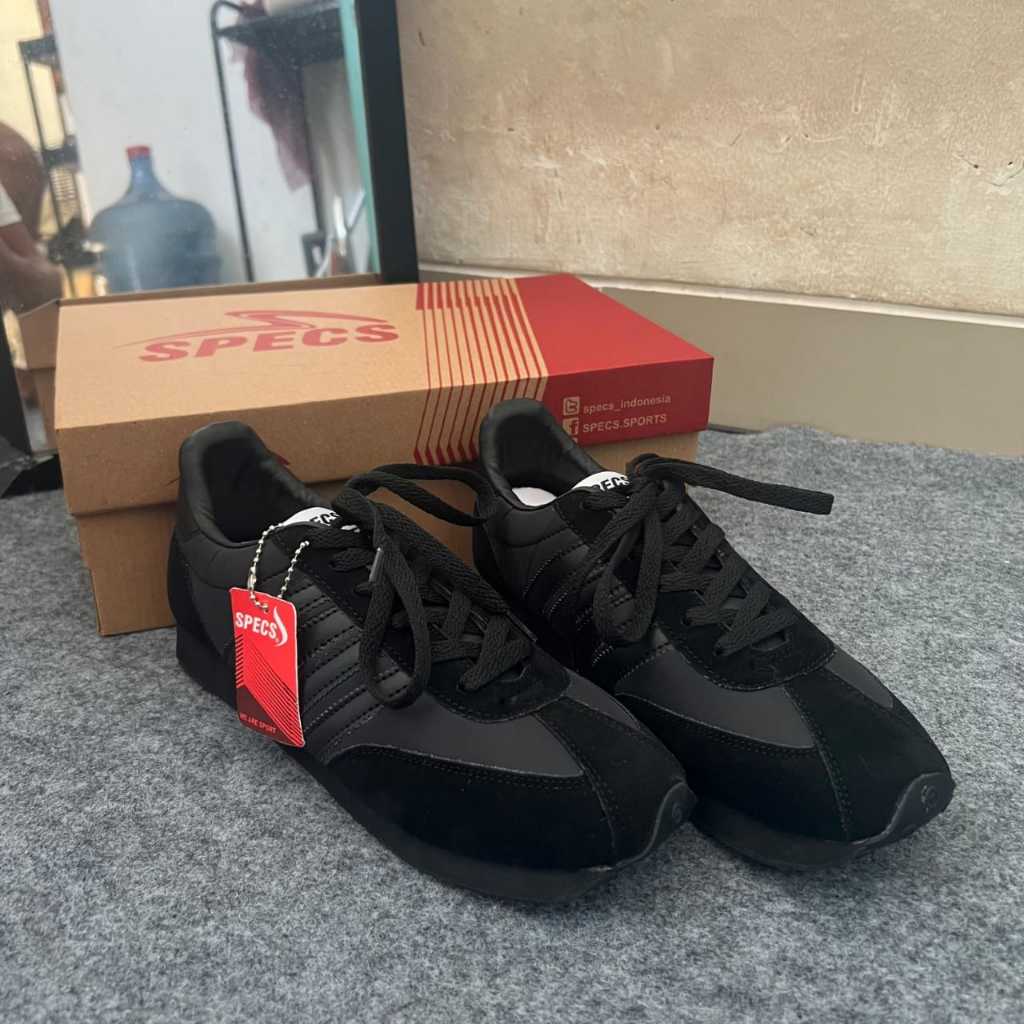 Promo COD Sepatu Sneakers Pria Dan Wanita Sepatu Specs Hitam Polos Sepatu Pria Dan Wanita Sepatu Sek