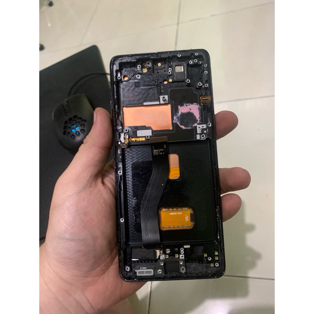 frame s21 ultra original copotan bukan LCD