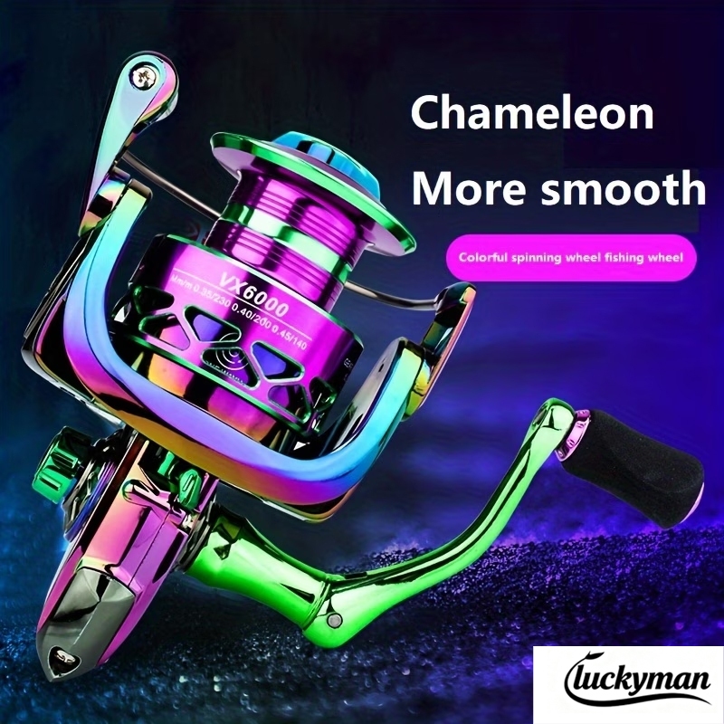 LUCKYMAN Reel Pancing Seri 1000-5000 dengan Rasio Gigi Tinggi