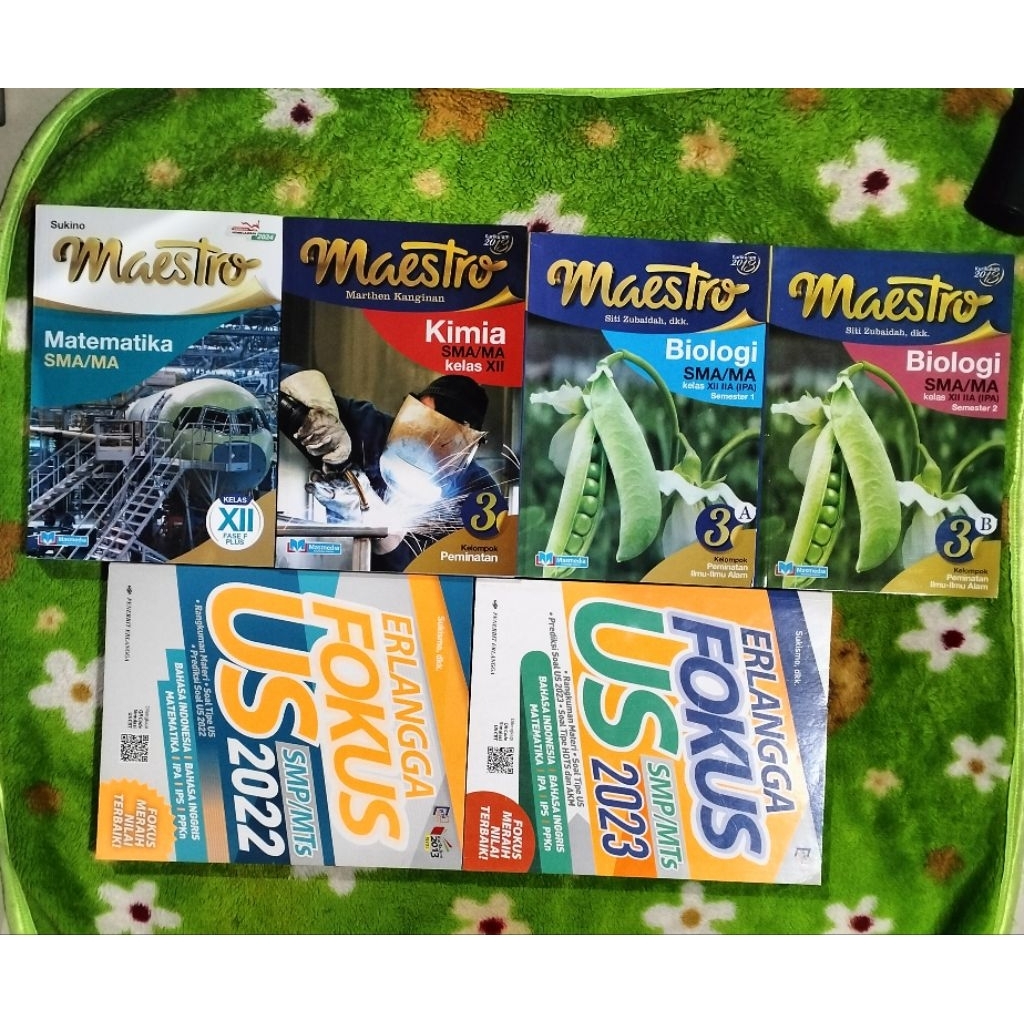BUKU MAESTRO MATEMATIKA KIMIA BIOLOGI SMA MA SMK KELAS 12 IIA IPA SEMESTER 1 2 3A 3B 3 PEMINATAN ILM
