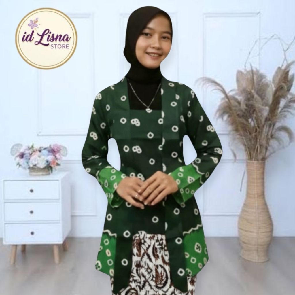 Kebaya jumputan Model Kutu Baru Ciri Khas Adat Jawa Kebaya Wanita Jumputan Modern