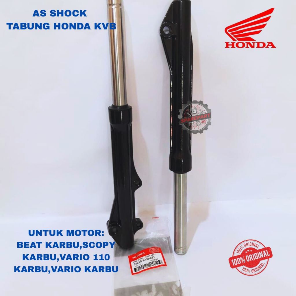 KVB AS SHOCK TABUNG ORIGINAL HONDA BEAT KARBU, AS SHOCK  TABUNG BEAT KARBU, AS SHOCK TABUNG SCOPY KA