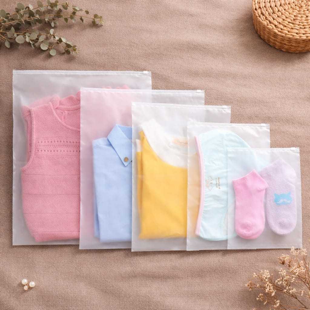 zipper storage bag serbaguna pakaian,dokumen reusable