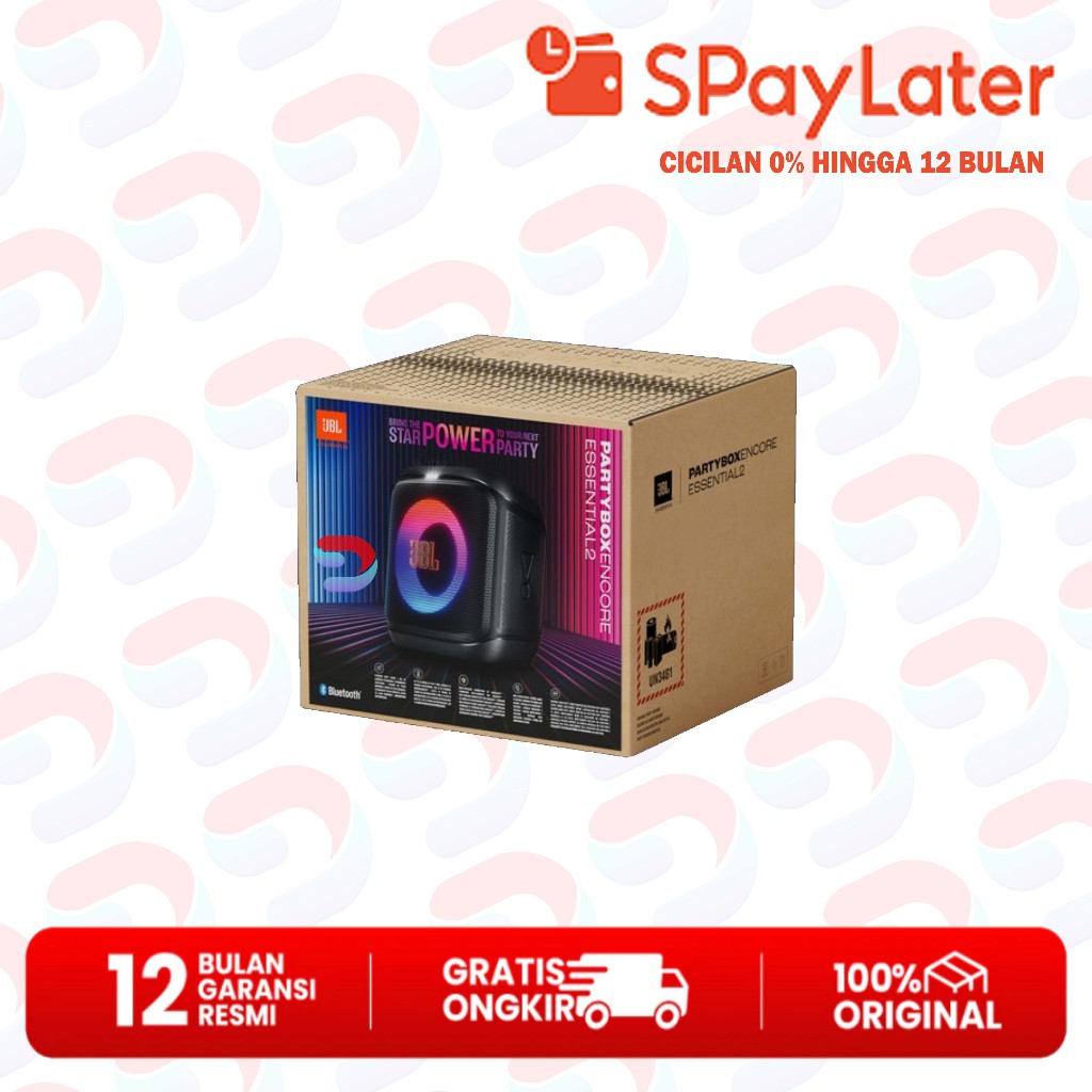 JBL PartyBox Encore 2 Portable Party speaker Karaoke With 2 Mic Garansi Resmi