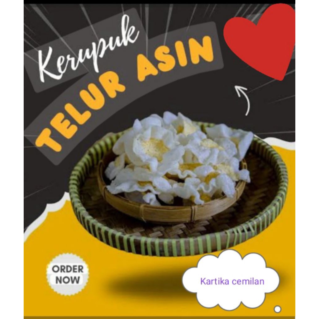 kerupuk telur asin khas brebes