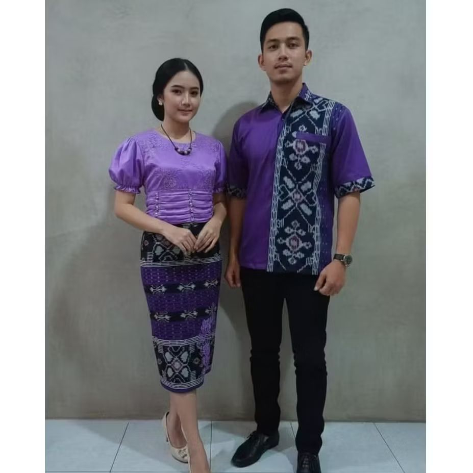 baju tenun Jepara couple pasangan CAHAYA TENUN JEPARA