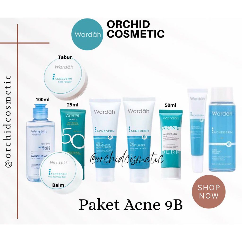 Wardah Acnederm Series 1 Paket
