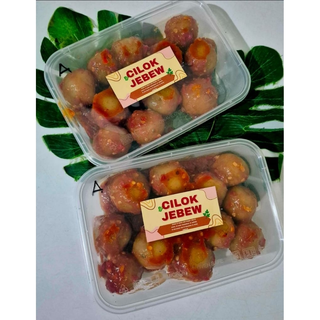 CILOK JEBEW mercon frozen / bakso ACI pedas / baso mercon / camilan lauk