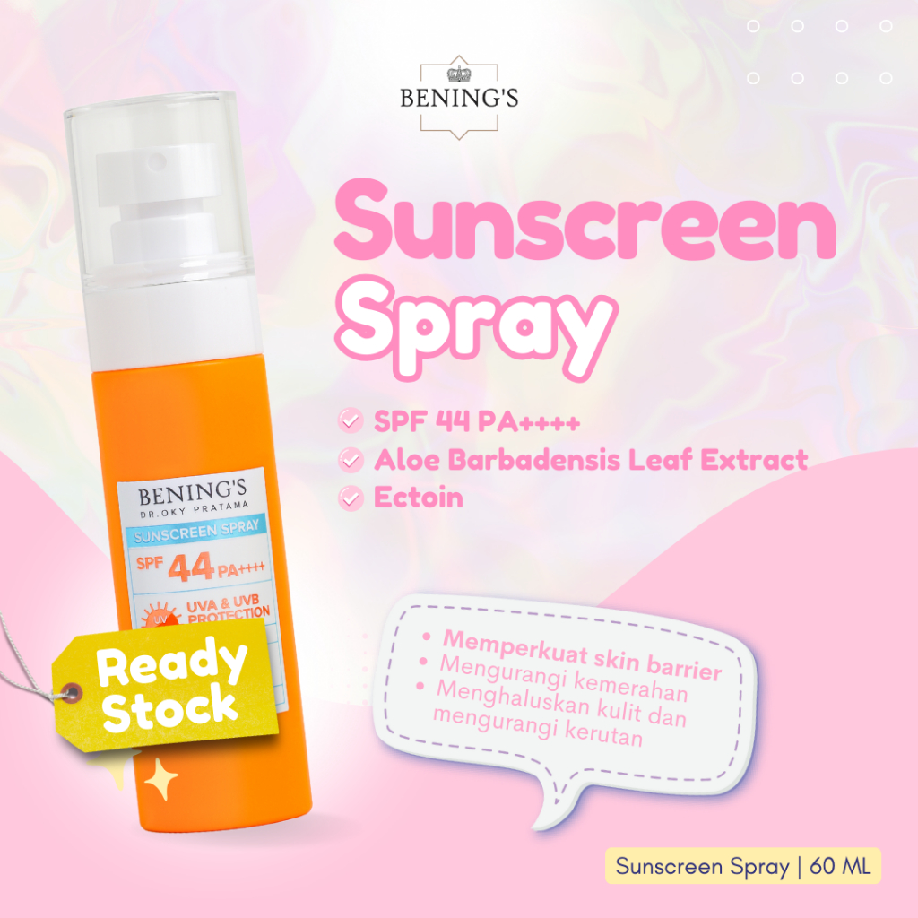 BENING'S CLINIC SUNSCREEN SPRAY ANTI BLUE LIGHT SPF 44 PA++++