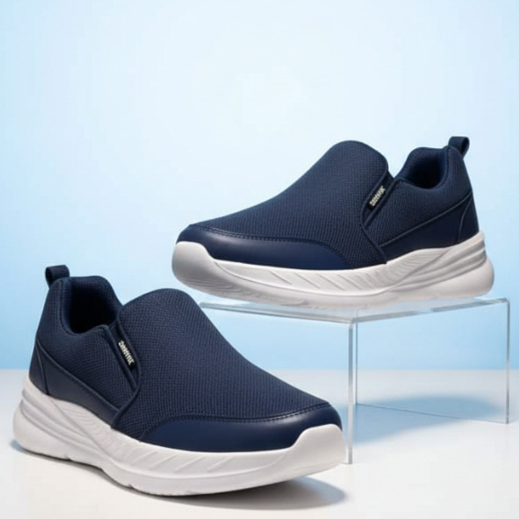 [Premium] Sepatu Sneaker Wanita Sepatu tanpa tali slip on kasual nyaman lentur 35 - 43 segala usia