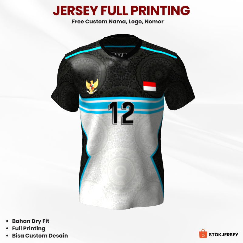 Kaos Jersey Volly 141 - Jersey Voli Custom Full Printing