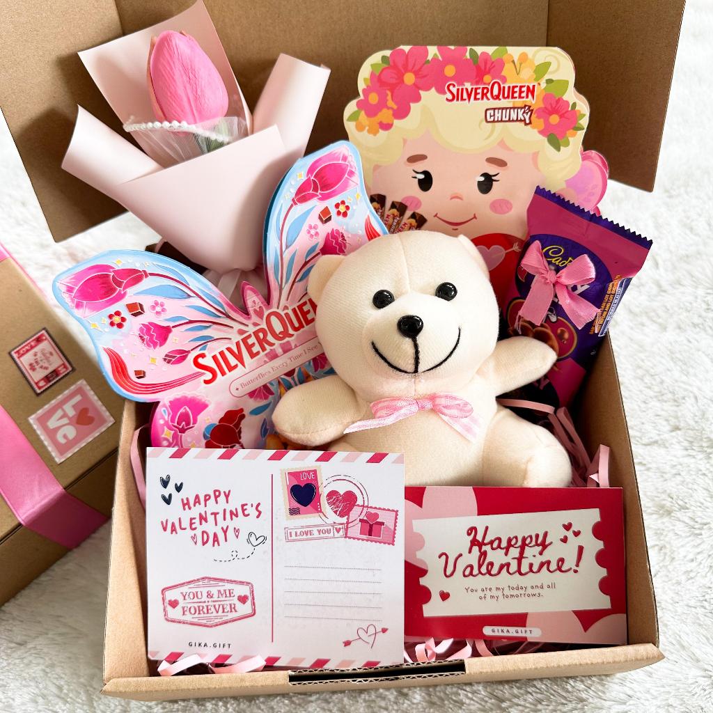 HAMPERS VALENTINE/ KADO VALENTINE/ HADIAH VALENTINE/ HAMPERS COKELAT VALENTINE