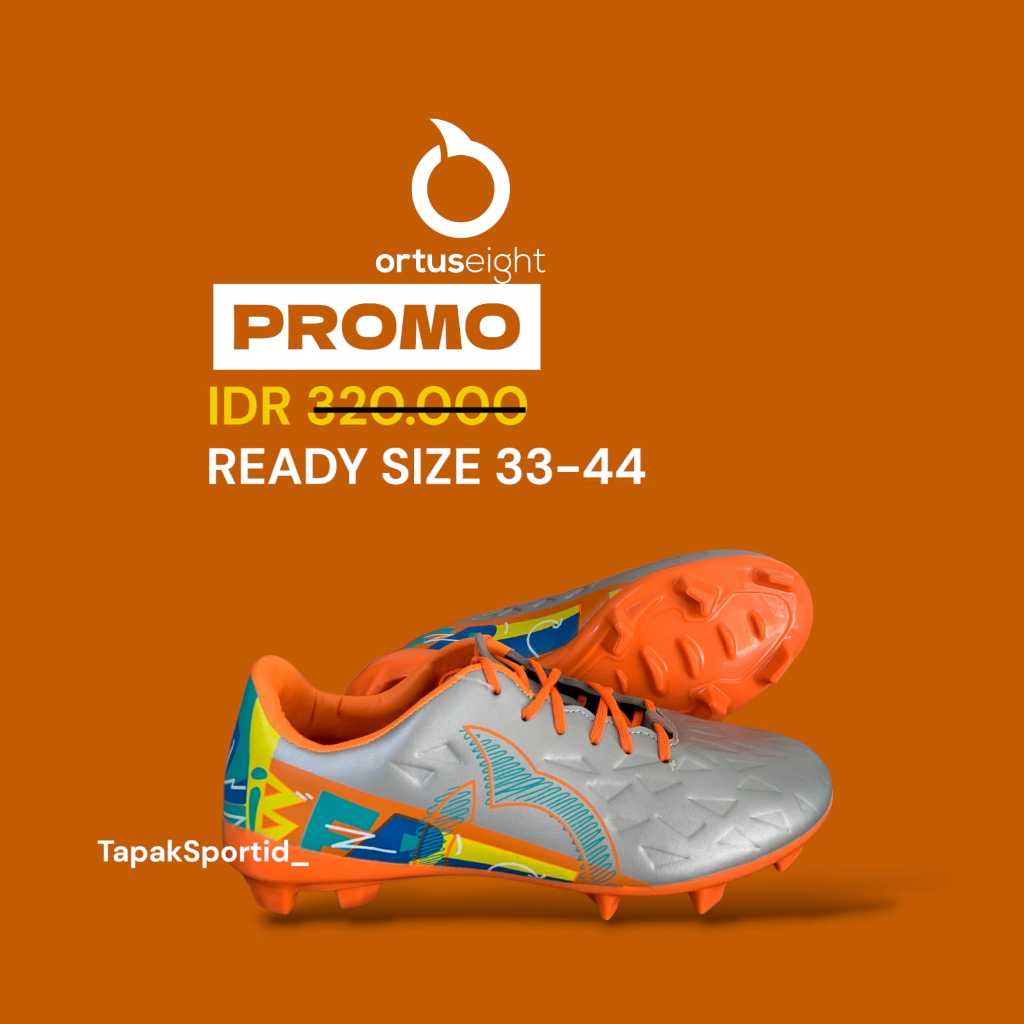 Sepatu Sepak Bola Dewasa Ortuseight Original Bahan Kulit Sintetis