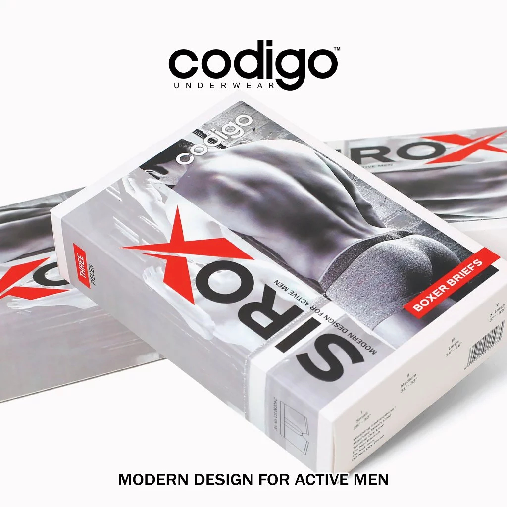 (3pcs) CD Dewasa Pria Celana Dalam Boxer Dewasa Cowok CODIGO SIROX